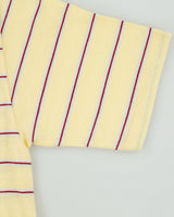 DS Vintage 1990' Levi's Red Batwing Made In Italy Striped Single Stitch Crewneck T-Shirt - L
