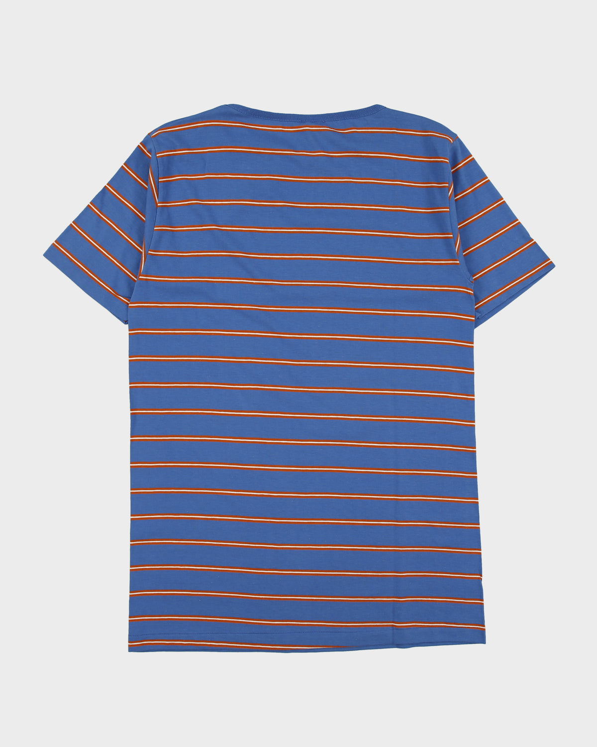 DS Vintage 1990' Levi's Red Batwing Made In Italy Striped Single Stitch Crewneck T-Shirt - L