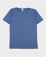 DS Vintage 1990' Levi's Red Batwing Made In Italy Striped Single Stitch Crewneck T-Shirt - L