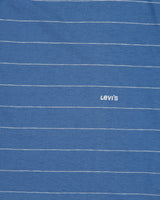 DS Vintage 1990' Levi's Red Batwing Made In Italy Striped Single Stitch Crewneck T-Shirt - L