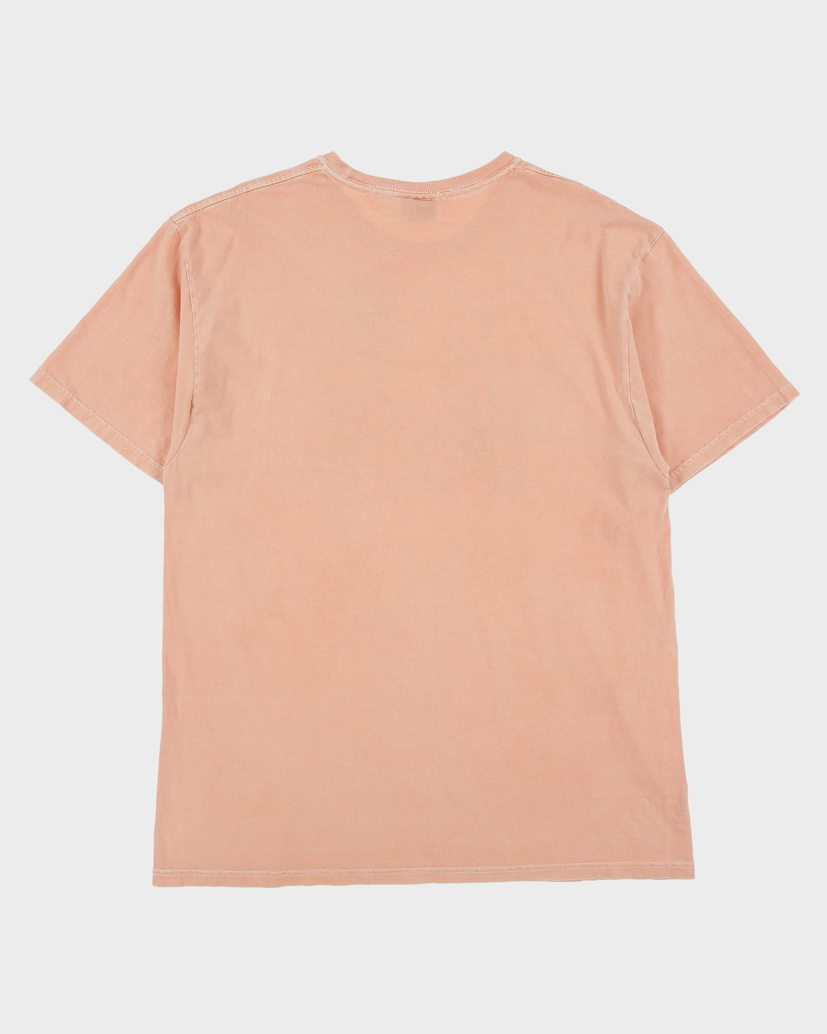 Vintage Stussy Salmon Stock Logo Heavyweight Crewneck T-Shirt - L
