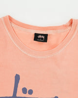 Vintage Stussy Salmon Stock Logo Heavyweight Crewneck T-Shirt - L