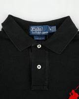 Vintage Y2K 00s Polo Ralph Lauren Big Pony Custom Fit Long Sleeve Polo Shirt - M