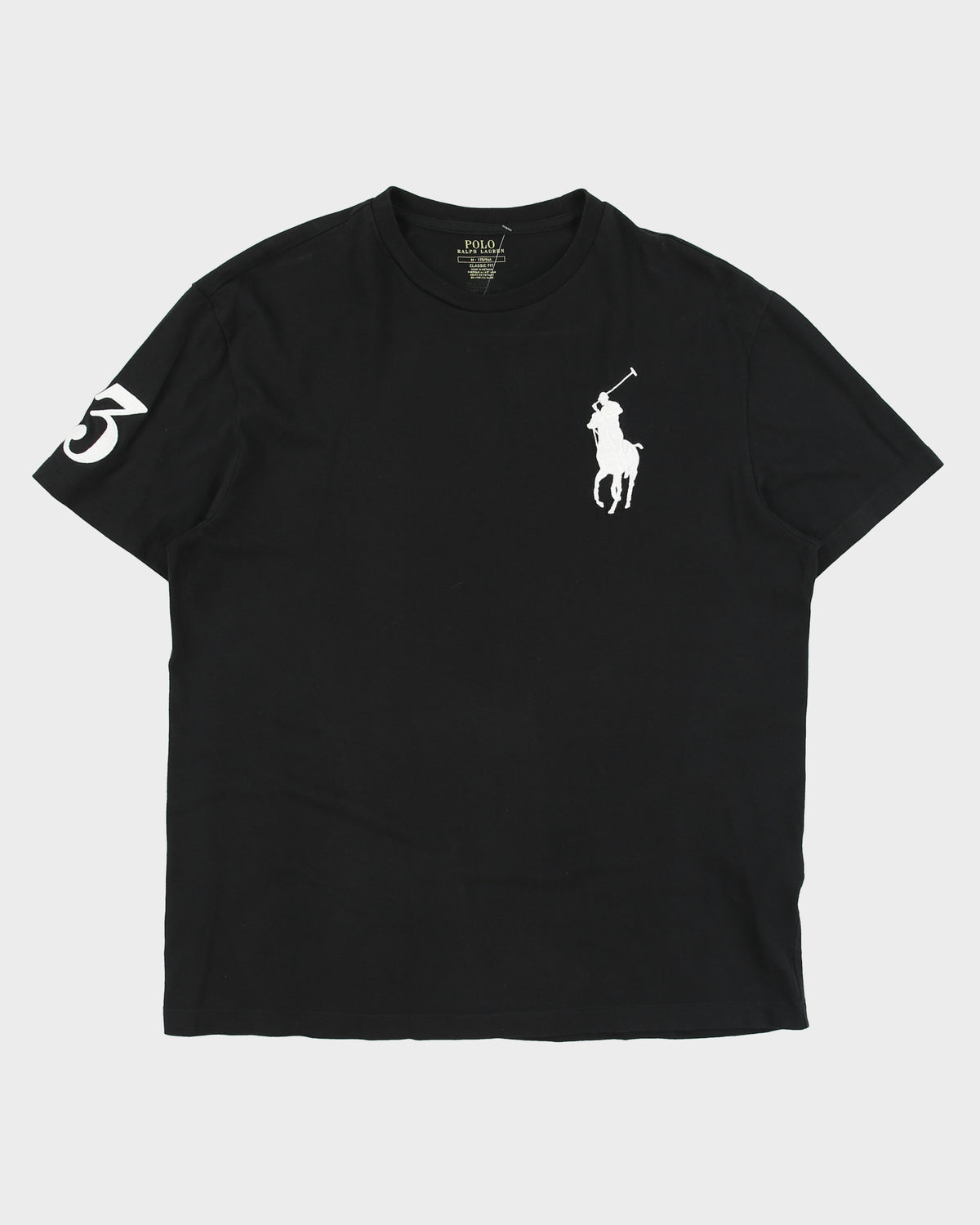 Vintage Polo Ralph Lauren Big Pony Embroidered Single Stitch Classic Fit Crewneck T-shirt - M