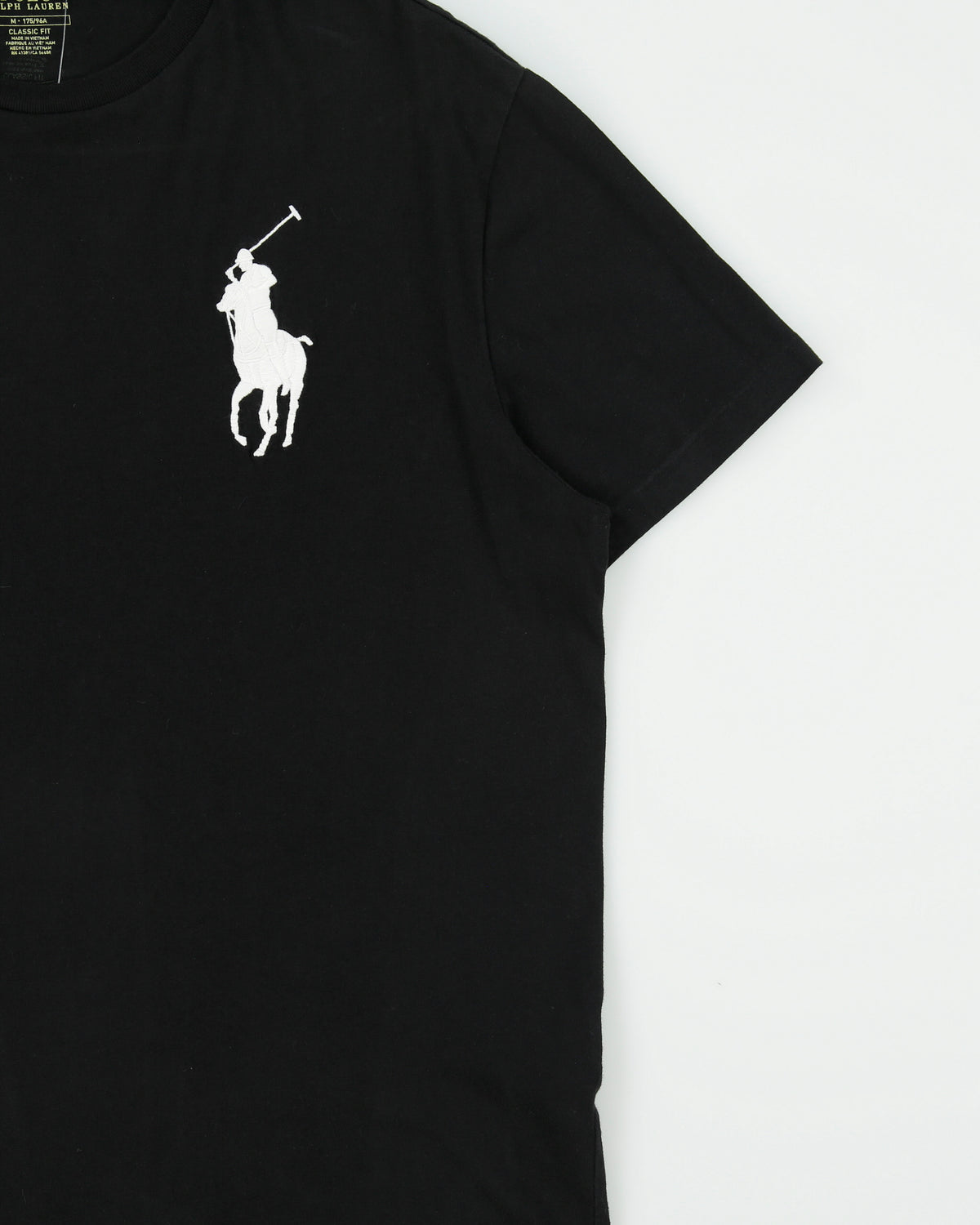 Vintage Polo Ralph Lauren Big Pony Embroidered Single Stitch Classic Fit Crewneck T-shirt - M
