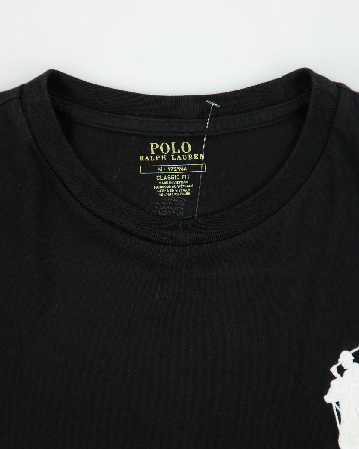 Vintage Polo Ralph Lauren Big Pony Embroidered Single Stitch Classic Fit Crewneck T-shirt - M