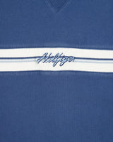 Vintage 2000' Y2K Tommy Hilfiger Rib Embroidered Heavyweight Crewneck T-shirt - M