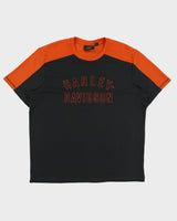 Vintage Harley Davidson Stitched Spell Out Crewneck Waffle T-Shirt - XL
