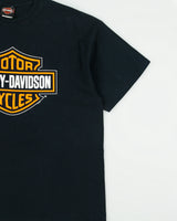 Vintage Harley Davidson Himalayan Chandigarh India Heavyweight Bravado Crewneck T-Shirt - XL