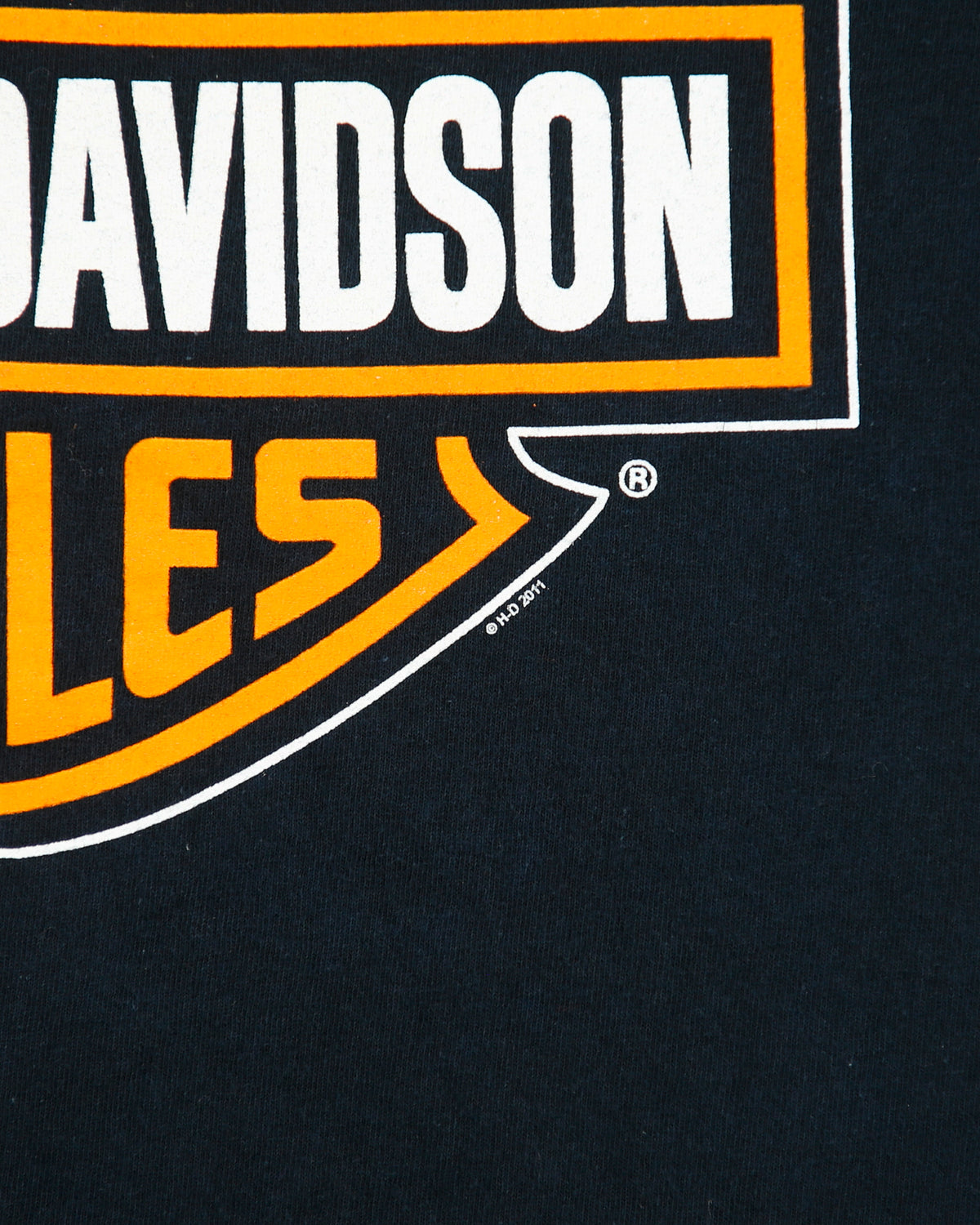 Vintage Harley Davidson Himalayan Chandigarh India Heavyweight Bravado Crewneck T-Shirt - XL