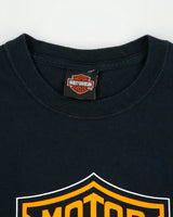 Vintage Harley Davidson Himalayan Chandigarh India Heavyweight Bravado Crewneck T-Shirt - XL