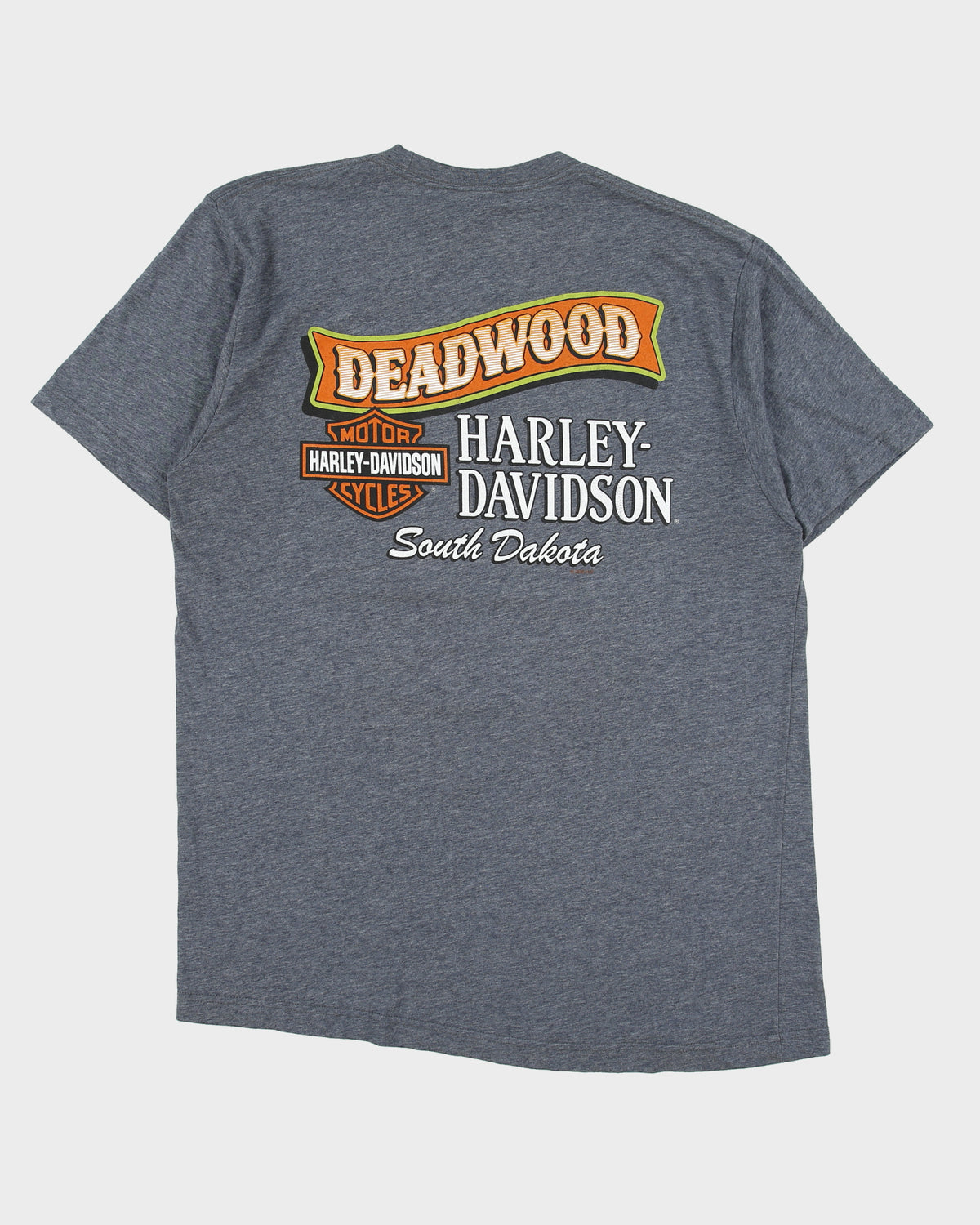 Harley Davidson Deadwood South Dakota 85th Sturgis Rally Anniversary Crewneck T-Shirt - L