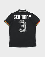 Vintage Polo Ralph Lauren Germany Football Big Pony Custom Slim Fit Short Sleeve Polo Shirt - M