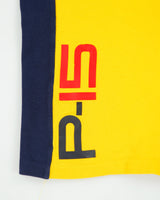 Vintage Polo Ralph Lauren P-15 USA Big Pony Custom Slim Fit Short Sleeve Polo Shirt - L