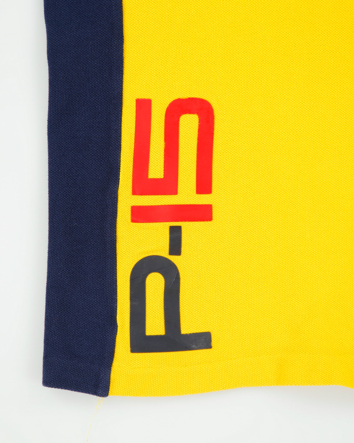 Vintage Polo Ralph Lauren P-15 USA Big Pony Custom Slim Fit Short Sleeve Polo Shirt - L