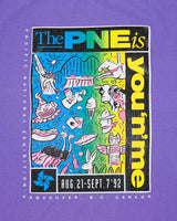 Vintage 1992 Pacific National Exhibition Heavyweight Made In Canada Single Stitch Crewneck T-Shirt - L