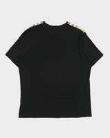 Vintage Burberry Brit Nova Check Pima Cotton Single Stitch Crewneck T-Shirt - XL