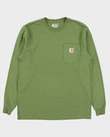 Vintage Carhartt Heavyweight Loose Fit Crewneck Long Sleeve Pocket T-Shirt - M