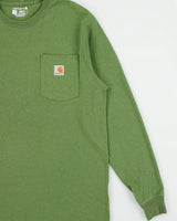 Vintage Carhartt Heavyweight Loose Fit Crewneck Long Sleeve Pocket T-Shirt - M
