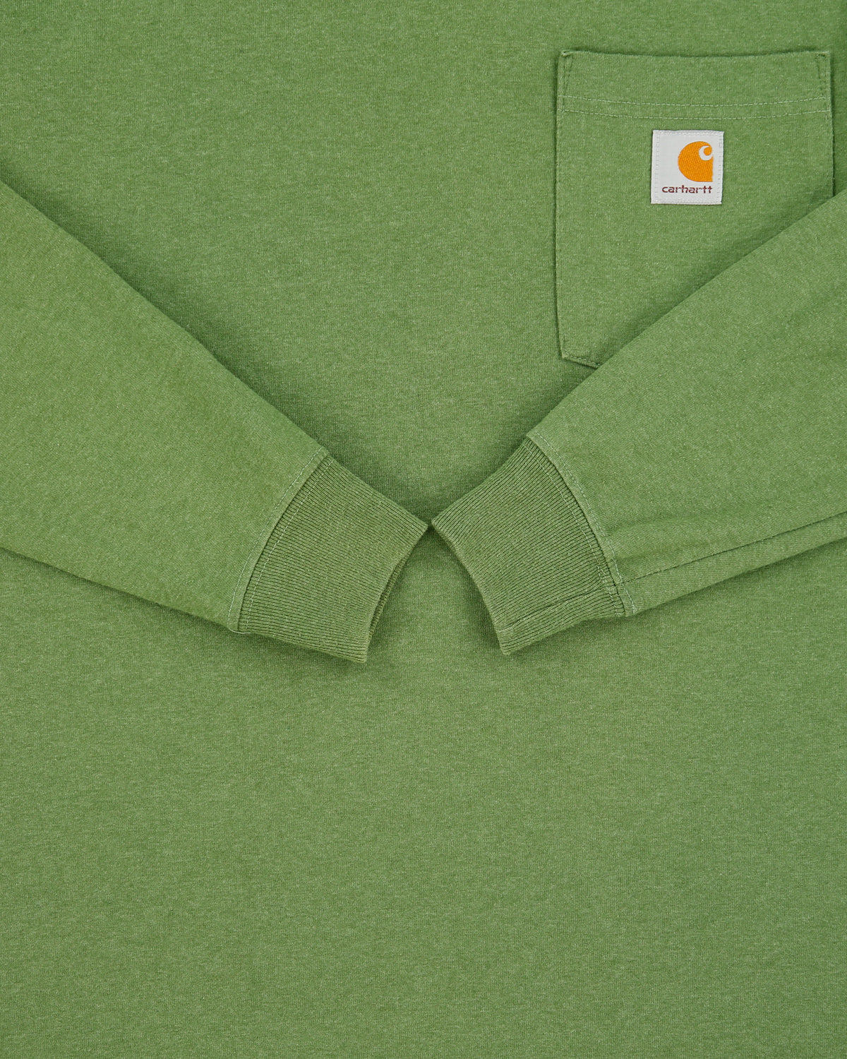 Vintage Carhartt Heavyweight Loose Fit Crewneck Long Sleeve Pocket T-Shirt - M