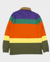 Polo Ralph Lauren Striped Polo Sportsman Expedition Classic Fit Long Sleeve Rugby Shirt - M