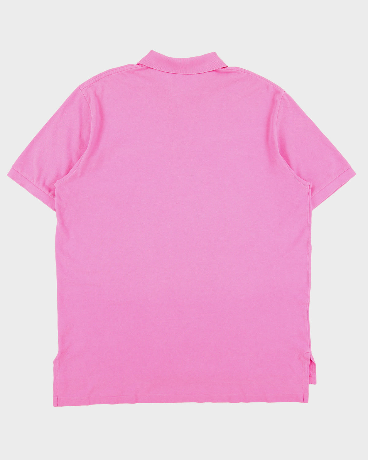 Vintage Y2K 00s Polo Ralph Lauren Hot Pink Classic Short Sleeve Polo Shirt - XL