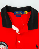 Polo Ralph Lauren Alpine World Cup Racing Custom Slim Fit Short Sleeve Polo Shirt - L