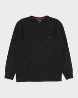 Polo Ralph Lauren Heavyweight Long Sleeve Crewneck Waffle T-Shirt - L