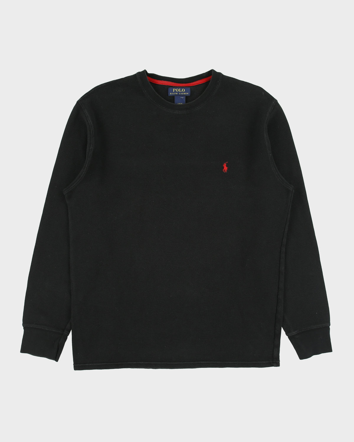 Polo Ralph Lauren Heavyweight Long Sleeve Crewneck Waffle T-Shirt - L