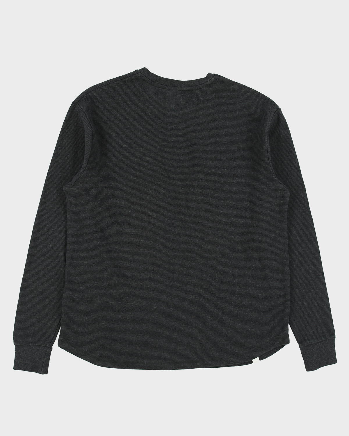 Vintage Y2K 00s Kangol Heavyweight Embroidered Long Sleeve Henley Waffle T-Shirt - L