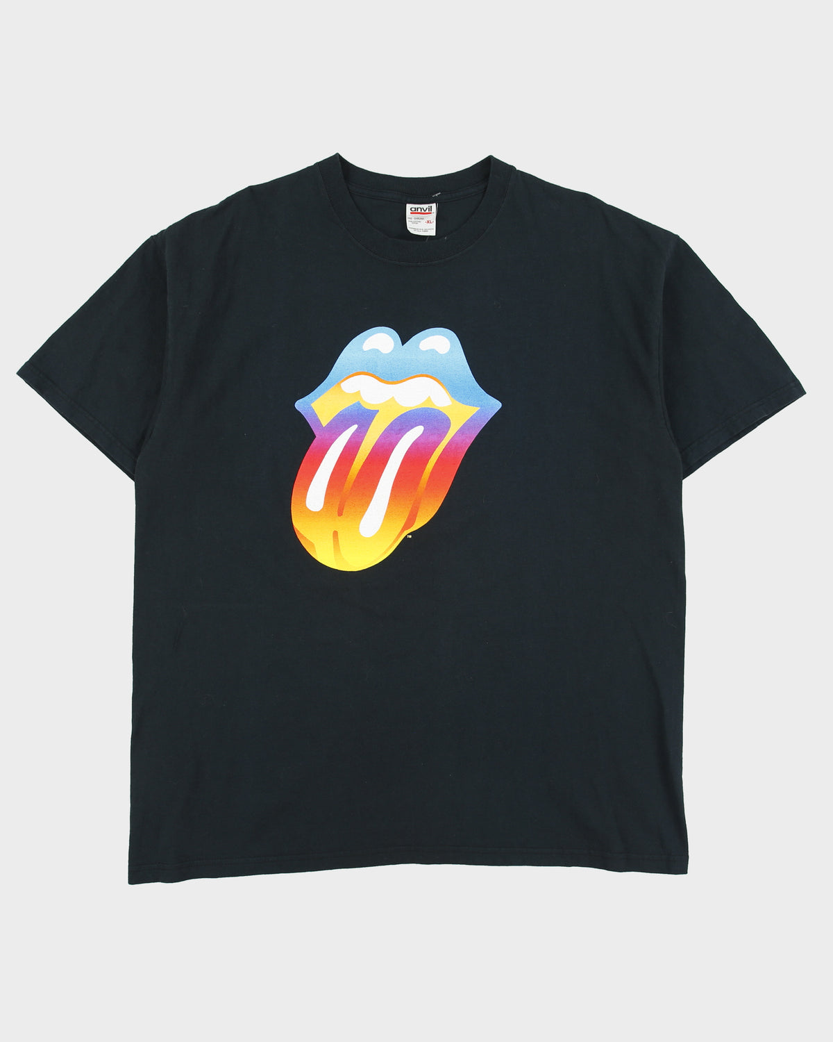 Vintage Rolling Stones 2002 Forty Licks Tour Heavyweight Anvil Crewneck T-Shirt - XL