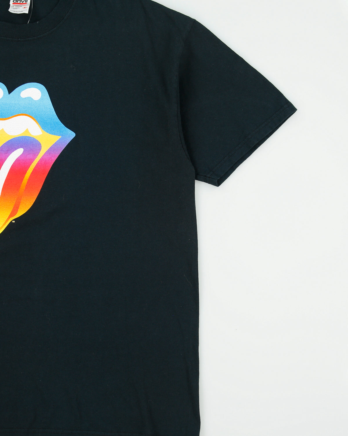 Vintage Rolling Stones 2002 Forty Licks Tour Heavyweight Anvil Crewneck T-Shirt - XL