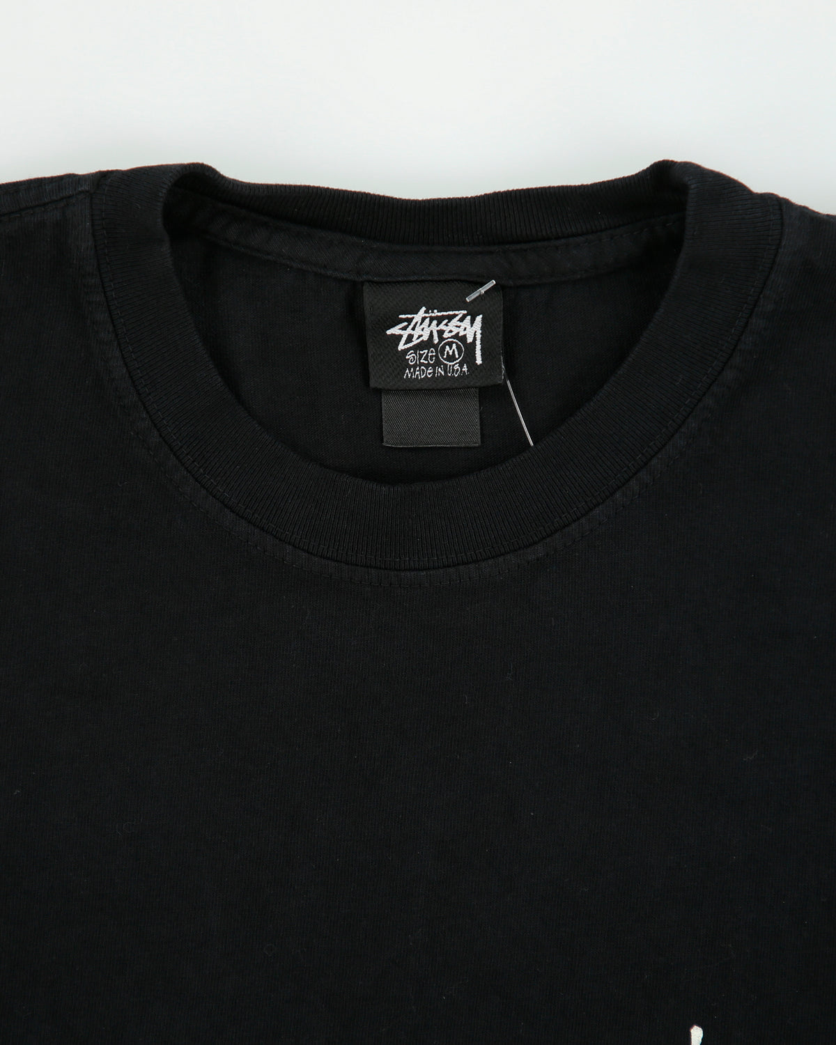 Stussy Superior Quality Heavyweight Pigment Dyed Made In USA Crewneck T-Shirt - M