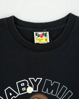 Vintage 2009 Bape A Bathing Ape Baby Milo Tennis Heavyweight Crewneck T-Shirt - M