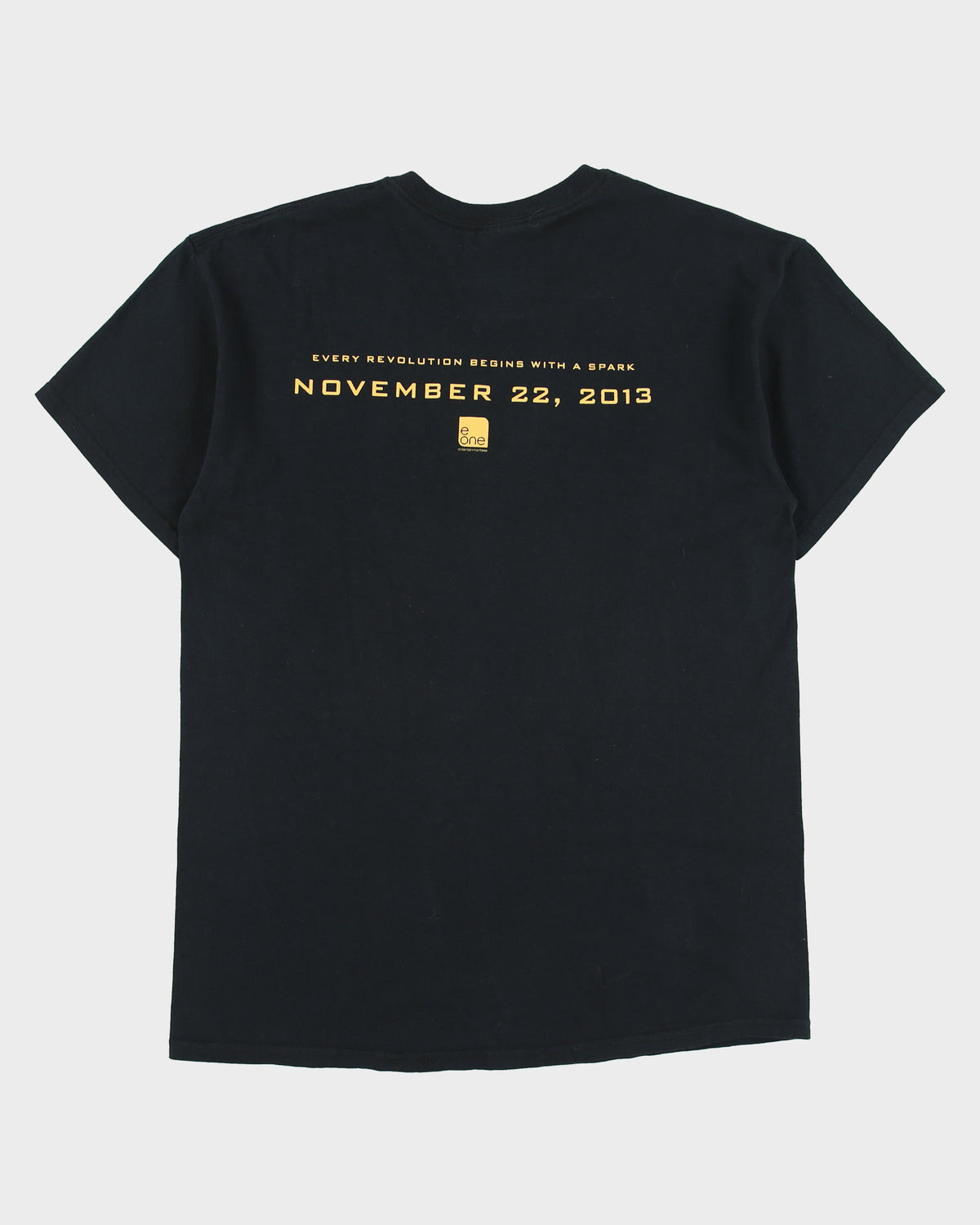 Vintage 2013 Hunger Games Catching Fire Movie Promo Heavyweight Crewneck T-Shirt - L