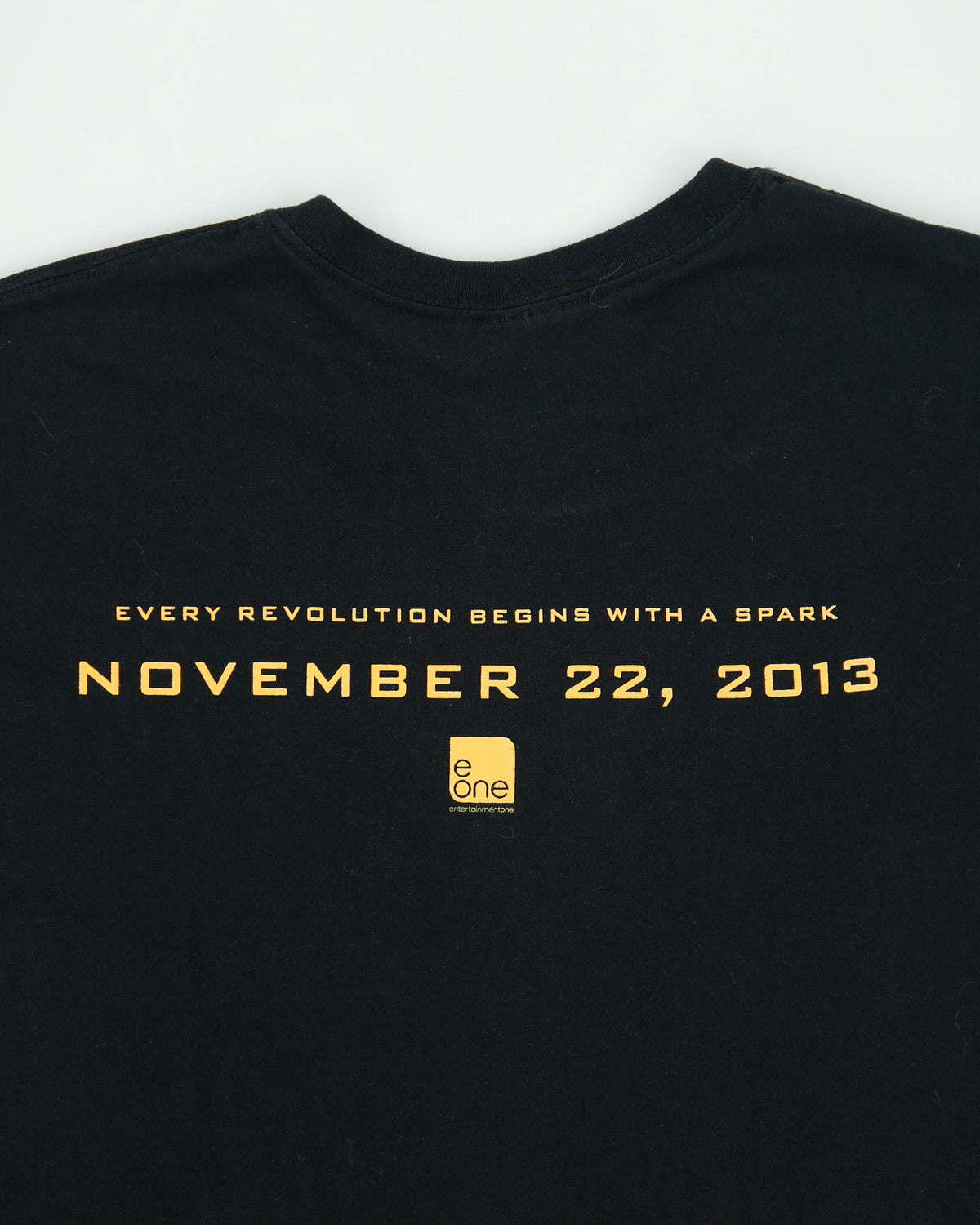 Vintage 2013 Hunger Games Catching Fire Movie Promo Heavyweight Crewneck T-Shirt - L