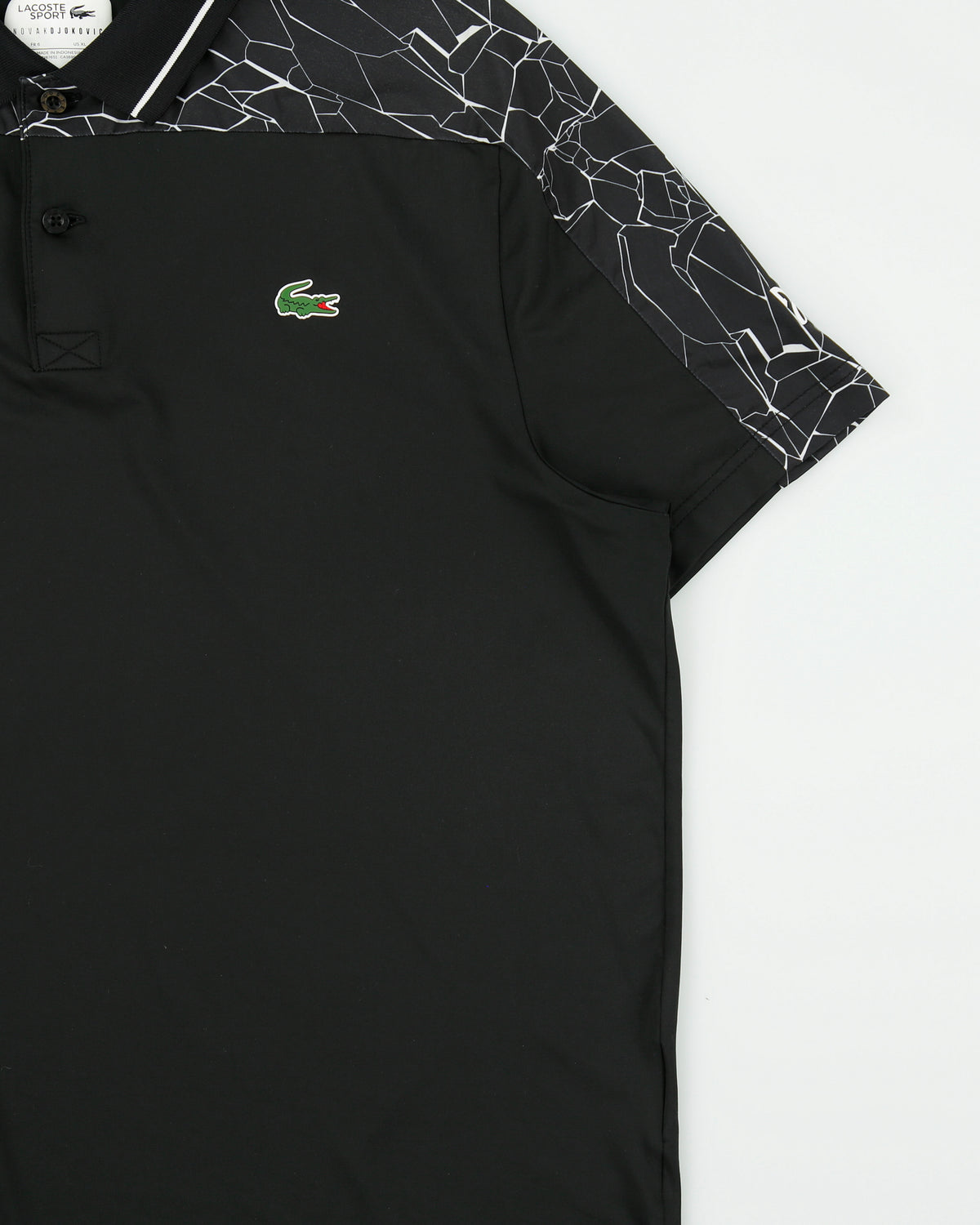 Lacoste Sport Novak Djokovic Ultra Dry Short Sleeve Poly Polo Shirt - XL