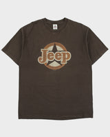 Vintage 2008 Y2K Chrysler Jeep Heavyweight Crewneck T-Shirt - XL