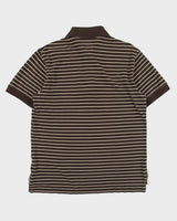 Vintage Y2K 00s Tommy Hilfiger Striped Classic Short Sleeve Polo Shirt - L