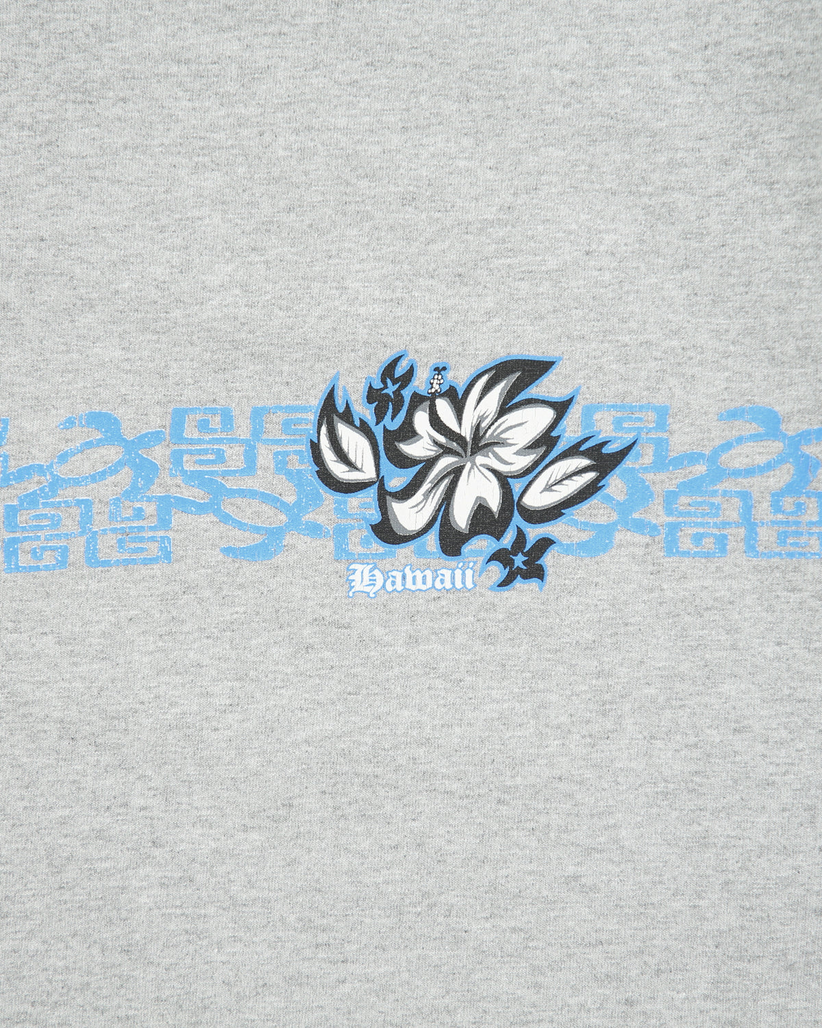 Vintage 1990s Hawaii Marl Grey Heavyweight Made In USA Crewneck T-Shirt - S