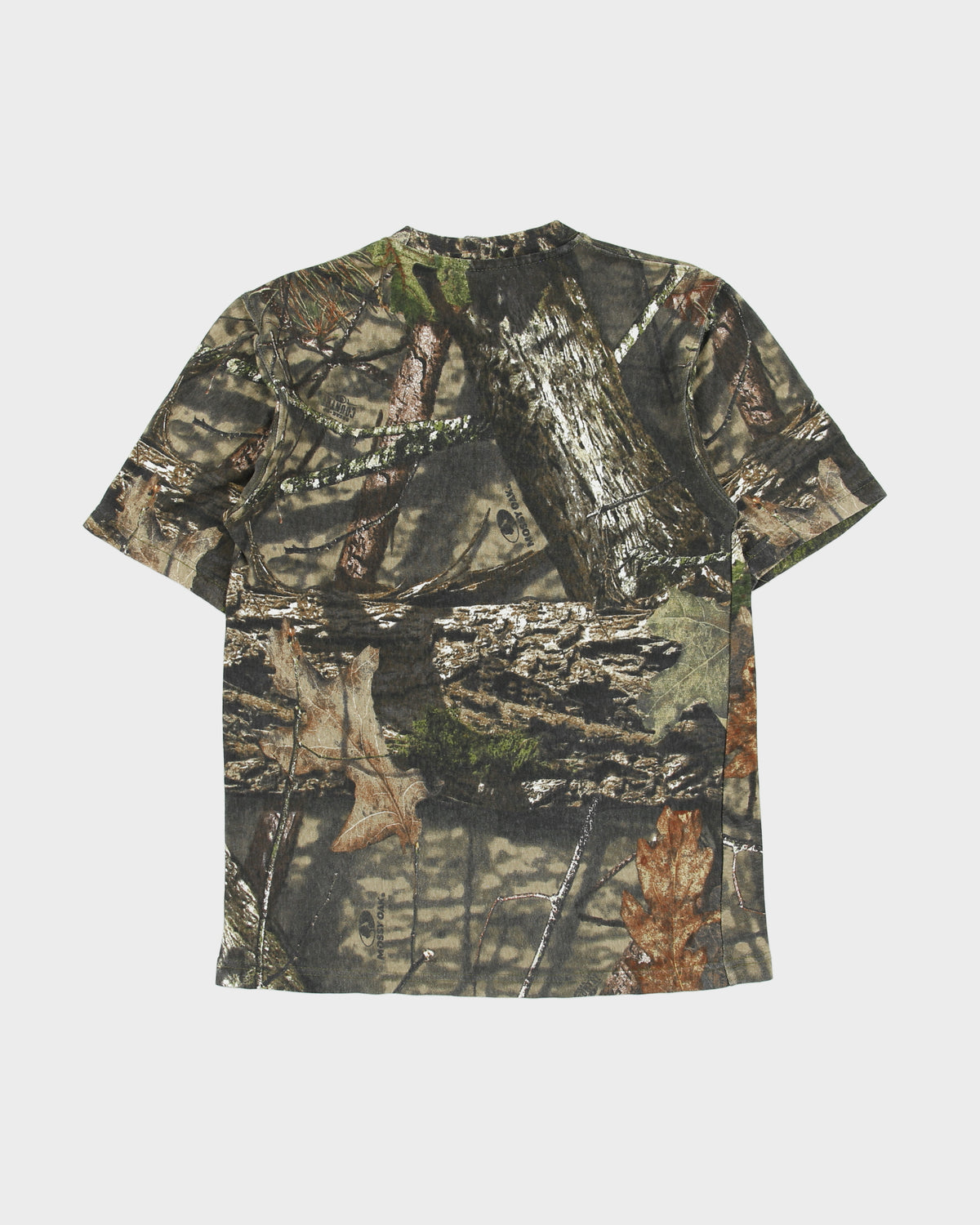 Vintage Y2K 00s Realtree Mossy Oak Camo Crewneck T-Shirt - S