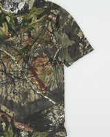 Vintage Y2K 00s Realtree Mossy Oak Camo Crewneck T-Shirt - S