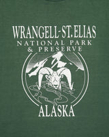 Vintage 1990s Wrangell - St.Elias Alaska Heavyweight Jerzees Made In USA Crewneck T-Shirt - XL