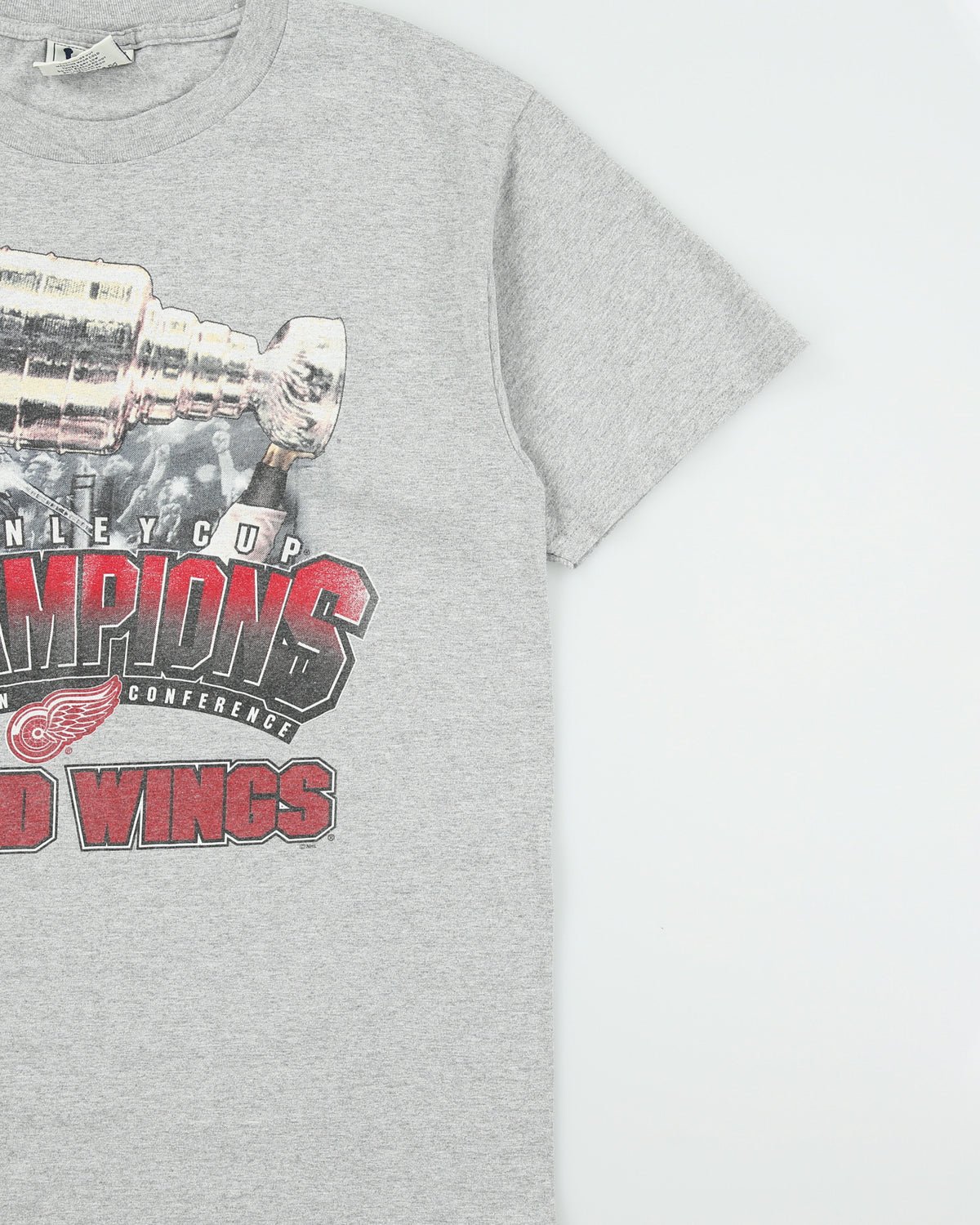 Vintage 1997 Lee Sport Detroit Red Wings Stanley Cup Champions Heavyweight NHL Crewneck T-Shirt - XL