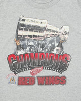 Vintage 1997 Lee Sport Detroit Red Wings Stanley Cup Champions Heavyweight NHL Crewneck T-Shirt - XL