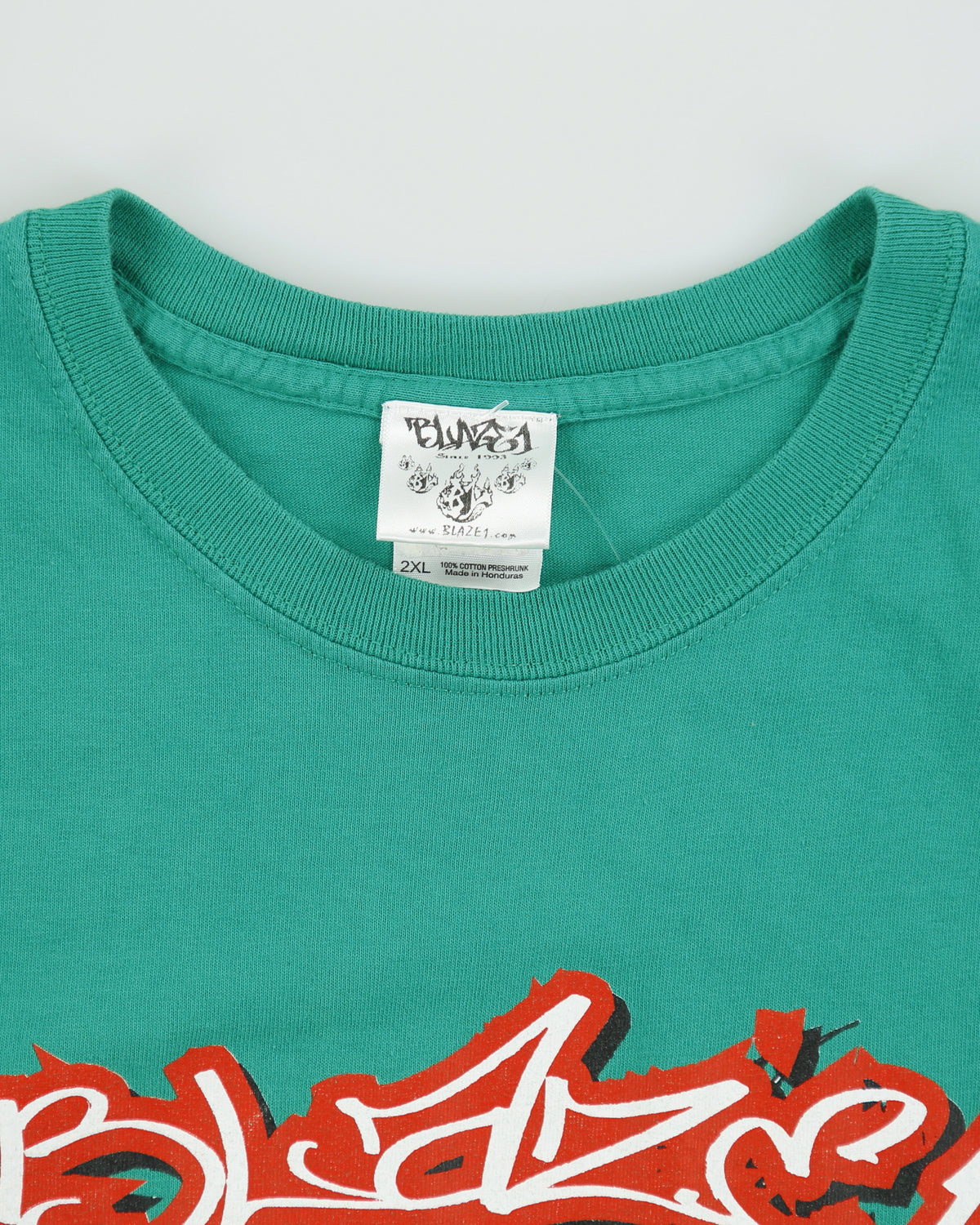 Vintage Y2K 00s Blaze1 Heavyweight Graffiti Crewneck T-Shirt - 2XL