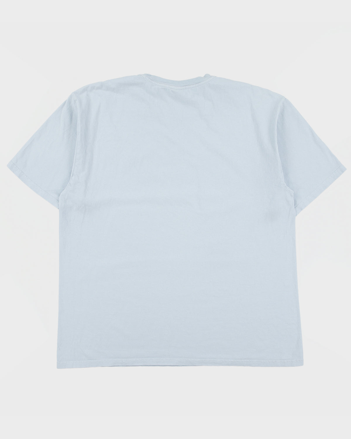 Stussy Baby Blue Big &amp; Meaty T-Rex Heavyweight Crewneck T-Shirt - XL