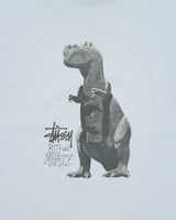 Stussy Baby Blue Big &amp; Meaty T-Rex Heavyweight Crewneck T-Shirt - XL
