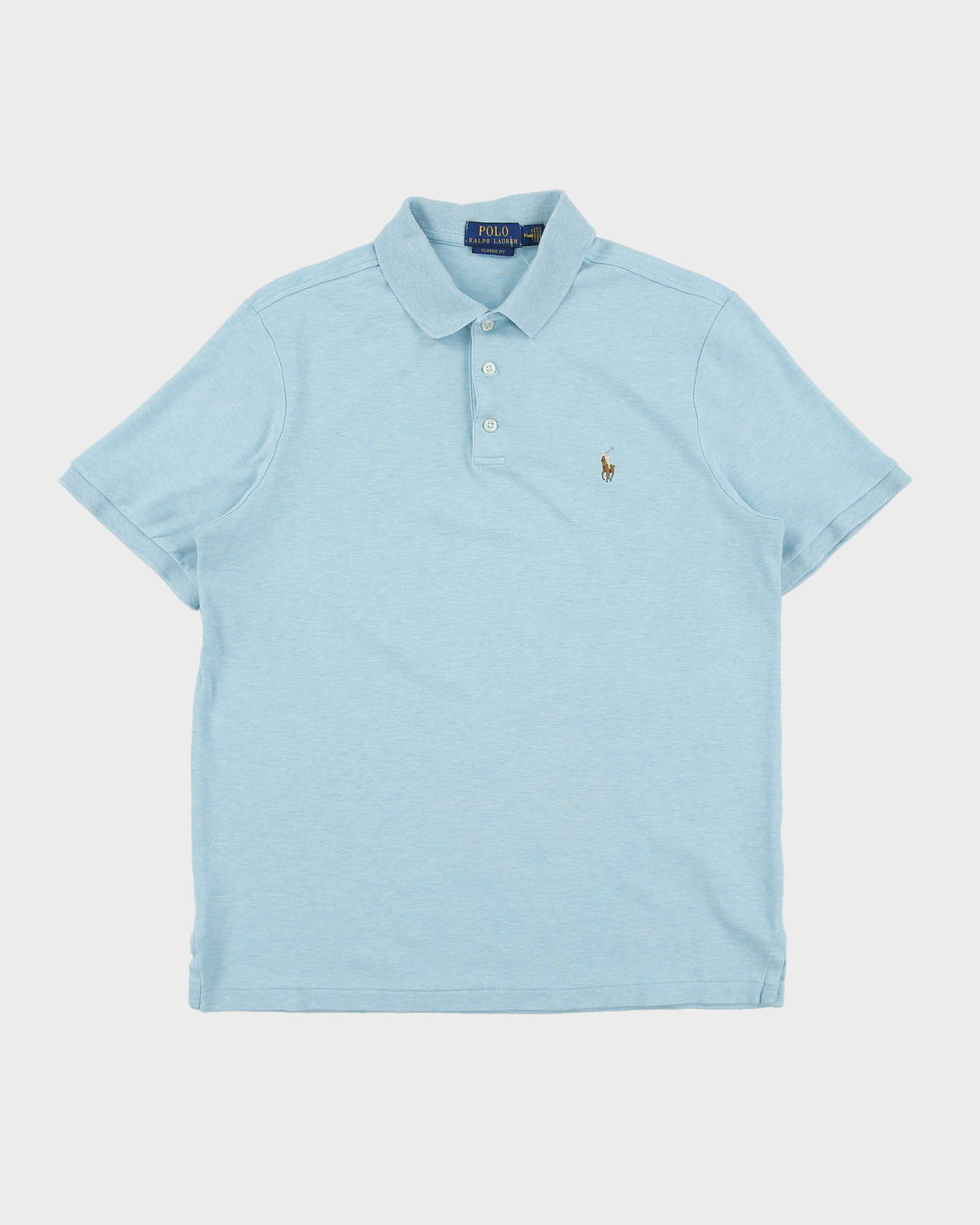 Polo Ralph Lauren Aqua Classic Fit Short Sleeve Polo Shirt - M