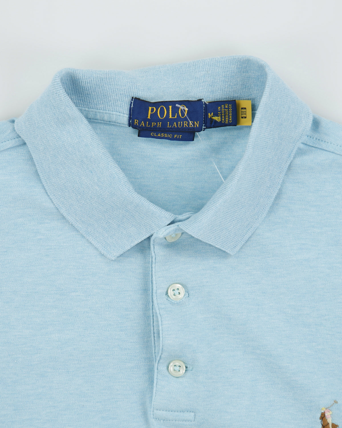 Polo Ralph Lauren Aqua Classic Fit Short Sleeve Polo Shirt - M
